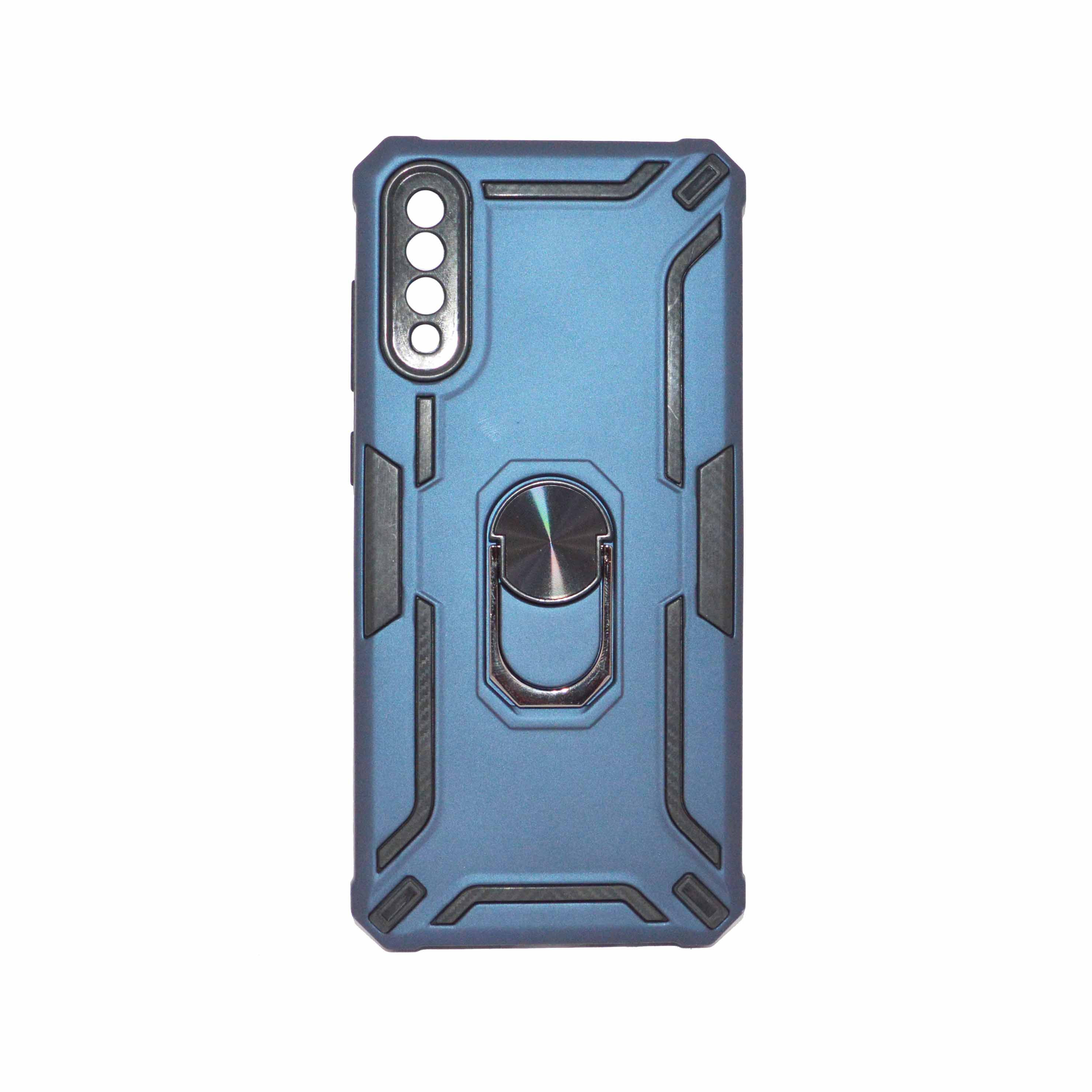 SAMSUNG A70 Blue Armor Cover Military Grade Protection Built-in Kickstand Car Holder Mobile Phone Case